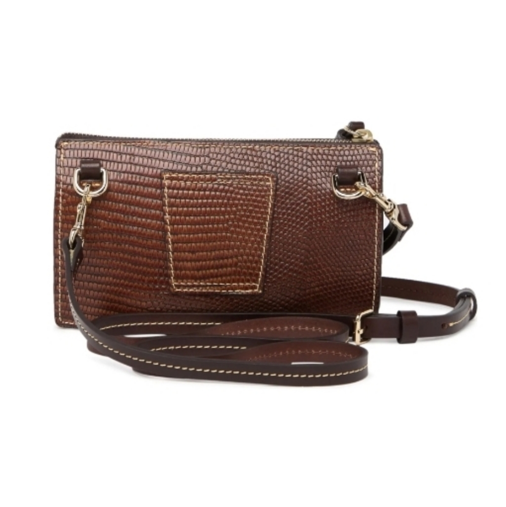 DOONEY & BOURKE Gingy Embossed Leather Crossbody Bag - Picture 4 of 12